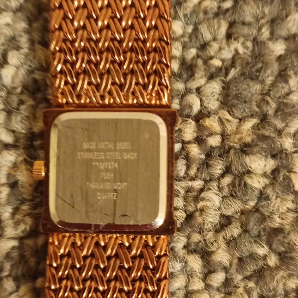 Anne Klein mother pearl rose gold women's watch